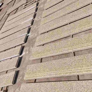 金华 黄金麻花岗岩光面楼梯踏步