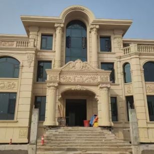 金华 黄金麻花岗岩别墅外墙干挂