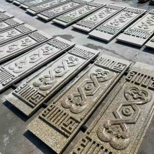 金华 黄金麻花岗岩外墙雕刻板