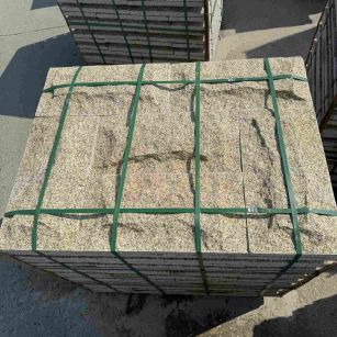 金华 黄金麻花岗岩石材自然面蘑菇石成品