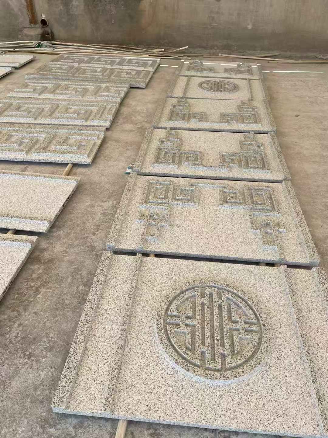 金华 白麻花岗岩外墙立面雕刻板