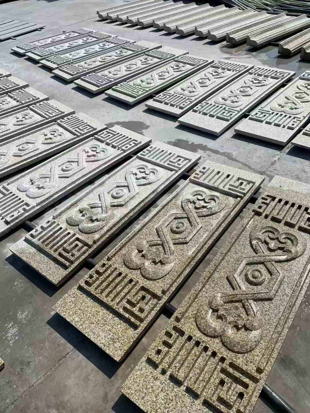 金华 黄金麻花岗岩外墙雕刻板