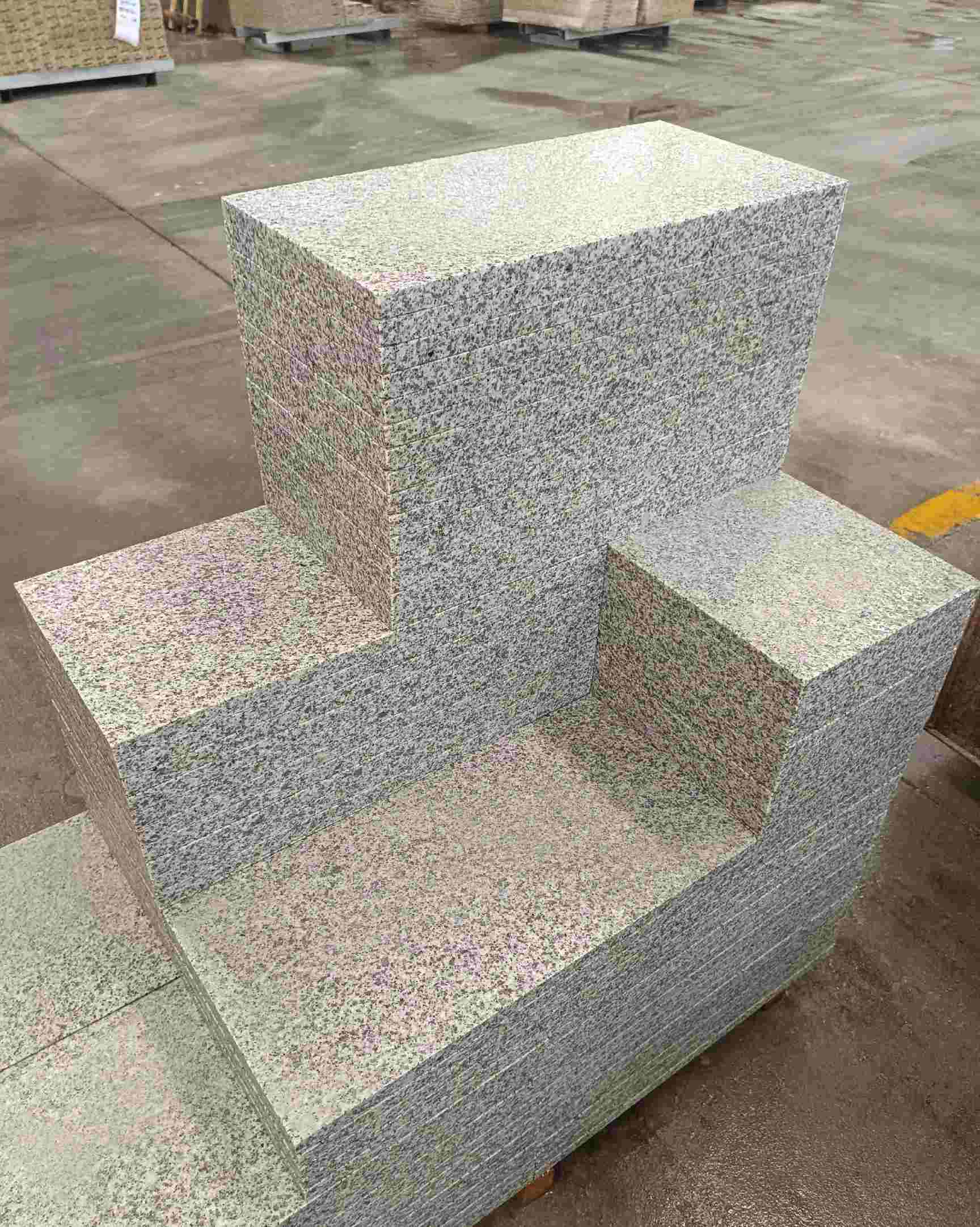 金华 白麻花岗岩荔枝面地铺石