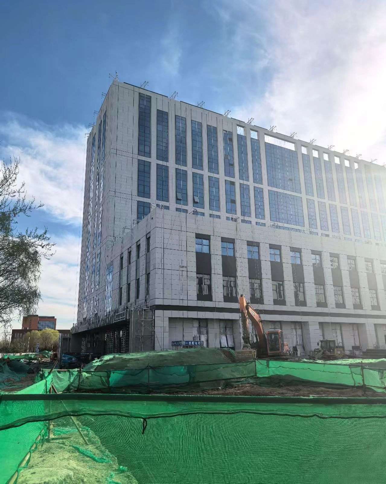 金华 白麻花岗岩石材外墙干挂