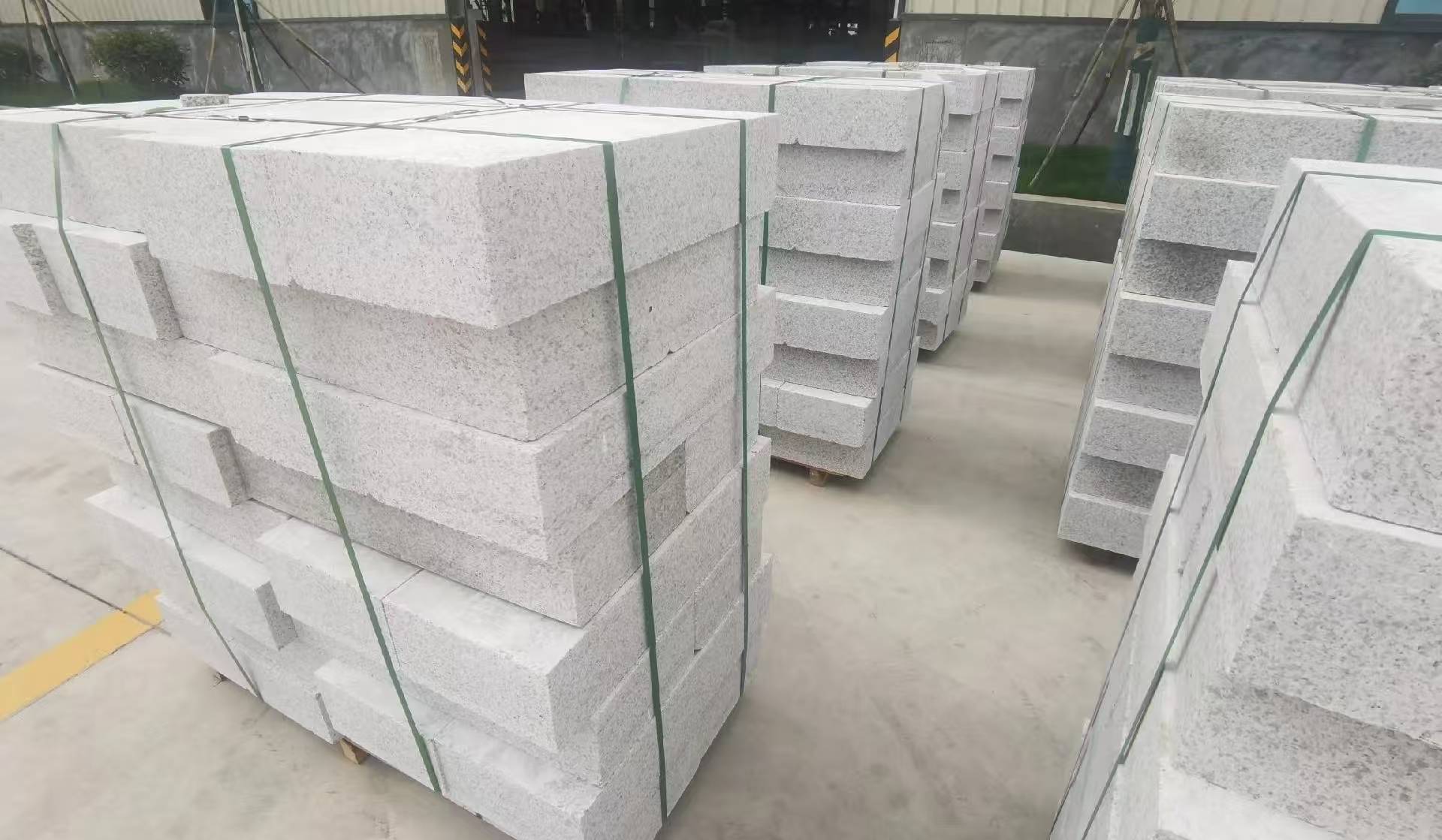 金华 白麻花岗岩路沿石，立缘石，平缘石，路牙石，道牙石，马路牙子等