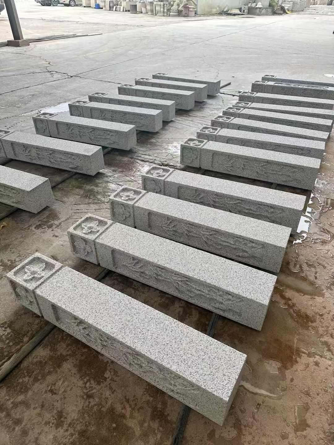 金华 白麻方柱雕花防水