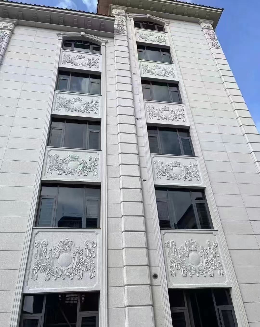 金华 白麻荔枝面花岗岩别墅外墙干挂